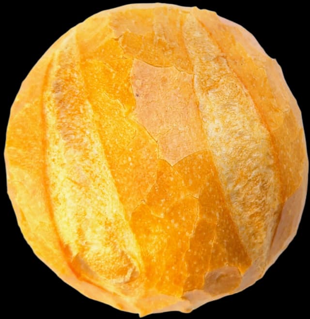 Pão Massa Grossa visto de cima